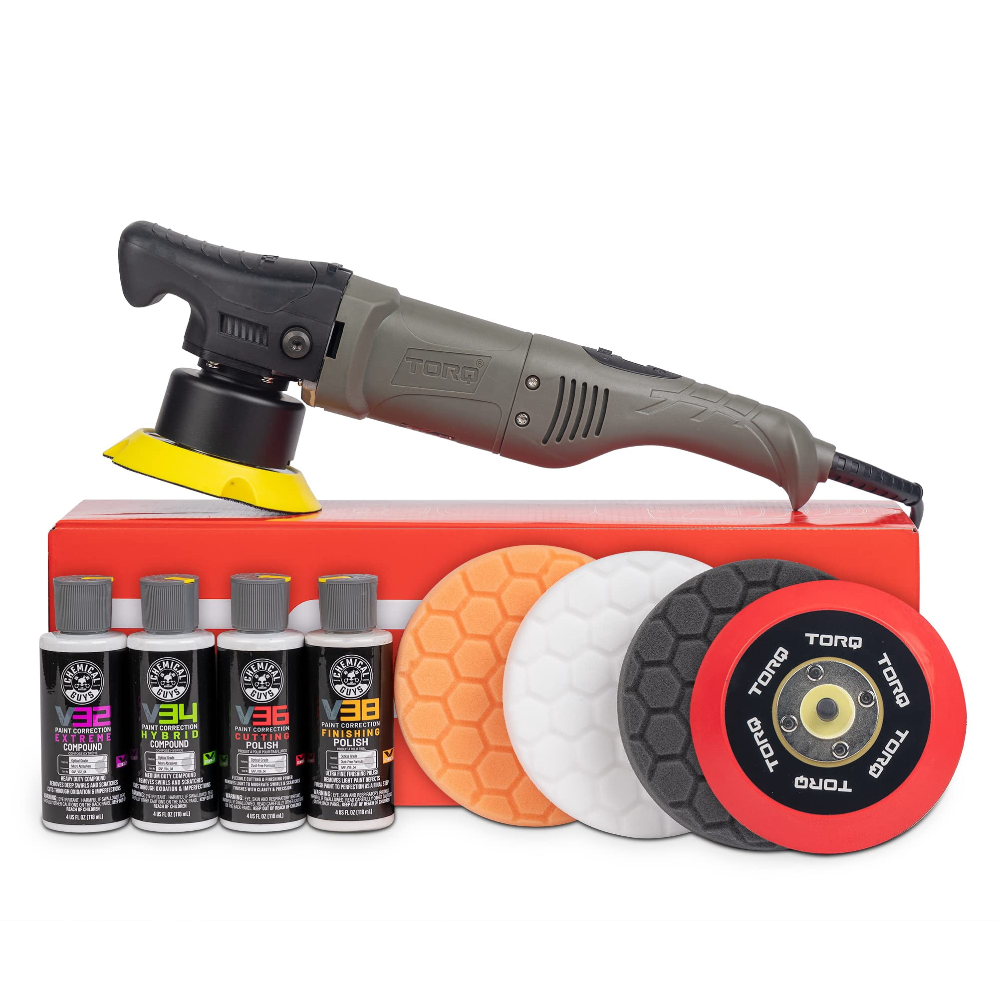 Kit De Pulidora Chemical Guys 10fx 700w, Órbita De 8 Mm, Digital