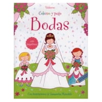 Usborne - Libro Bodas - Coloreo Y Pego