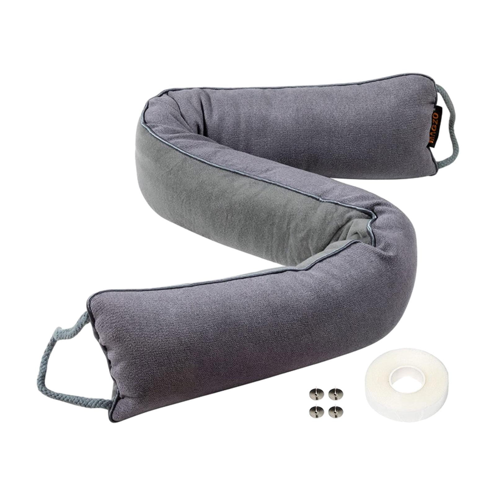 Bothyi - Tope De Tiro Debajo De La Puerta Aislamiento De Polvo Y Ruido Sello De Puerta Fácil De Instalar Gris