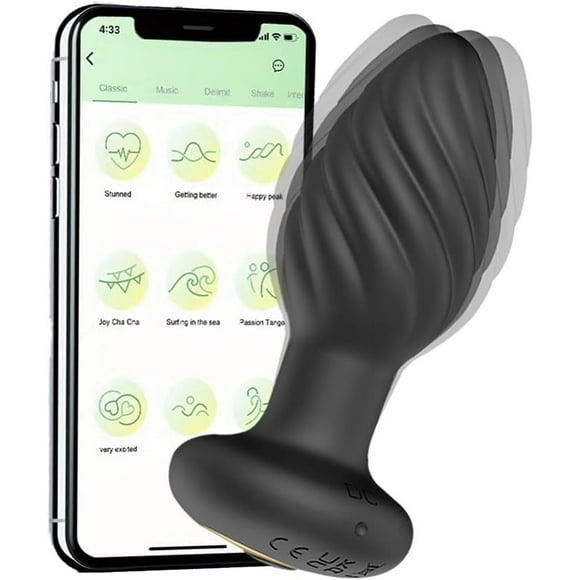 Vibrador Plug Anal Inalámbrico Punto G Con App