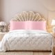 thumbnail image 2 of PiccoCasa Fundas de Almohada de Satén de Lujo Juego de 2 Fundas de Almohada de Seda, King Rosa, 2 of 7