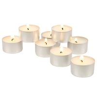 Velas De Té Stonebriar, 100 Unidades, Sin Perfume, 8 Horas