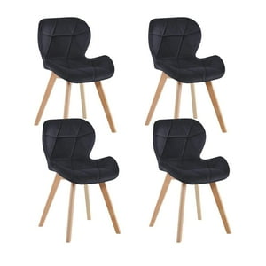 Cori Cori - Pack 4 Sillas Mariposas Velvet Color Negro