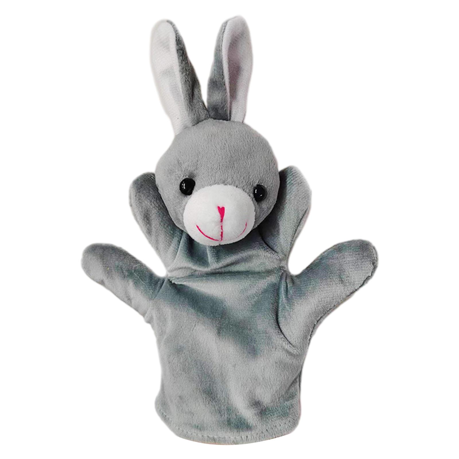 Magideal - Marionetas De Mano, Muñecos De Peluche, Juguetes, Actividades Divertidas, Guantes De Mano, Juguetes, Juegos De Rol, Animales De Imitación, Marionetas Conejo