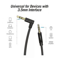 Genérico - Cable Auxiliar Audio Musica Telefonos Conector Lau