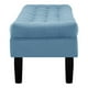 thumbnail image 3 of Banqueta Wood 2c Felpa 00 Azul Petroleo, 3 of 4