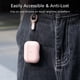 thumbnail image 3 of Funda de cuero Alto para AirPods Pro 2 con carga inalámbrica, rosa, 3 of 8