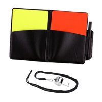 Magideal - Juego De Tarjetas De Árbitro De Fútbol, Equipo De Árbitro, Fútbol Deportivo, Tarjetas Rojas Y Amarillas Para Competición, Partido De Fútbol, Campo