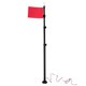 thumbnail image 2 of Banderín de bandera de seguridad para botes de canoa Kayak con poste de luz de poste para viajes nocturnos, 2 of 5