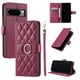 thumbnail image 1 of Funda Acolchada con Anilla y Correa para Google Pixel 8 Pro Slots para Tarjetas Rojo, 1 of 5