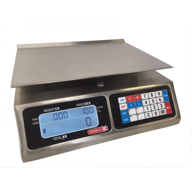 Torrey LPC40L-HS, balanza de cálculo de precios de 40 lb con incrementos de 0,01 lb