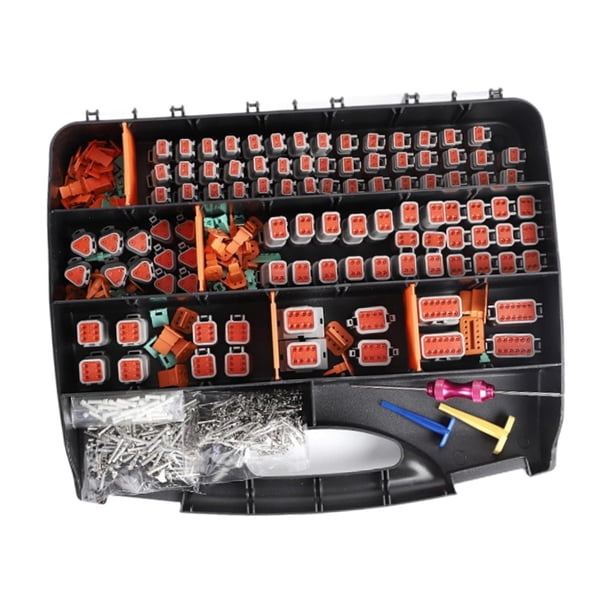 Kit de conectores DT Deutsch de 603 piezas 2P 3P 4P 8P 6P 12P Herramienta de extracción de conectores DT premium a prueba de polvo de alto rendimiento