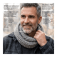 thumbnail image 4 of Bufanda Cuello Estilo Punto Inglés Lana Invierno Abrigado, 4 of 5