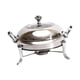 thumbnail image 1 of Stockpot - Calentador De Alimentos Redondo Con Tapa Transparente Portátil Para Camping, Restaurante, Cocina, Color Plateado, 1 of 5