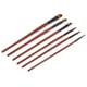 thumbnail image 1 of Juego de Brochas de Nylon para el cabello, 6 piezas. Cepillos profesionales para pintar, cabeza inclinable, 1 of 5