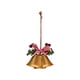 thumbnail image 1 of Campana De Navidad Hecha A Mano Linda Para Decoración De árbol De Navidad Para Porche Guirnalda De Navidad 2 Campanas De Trompeta Doradas, 1 of 5