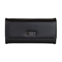 Kenneth Cole - Billetera Flap-Bessie Negro