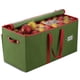 thumbnail image 1 of Caja de almacenamiento para adornos navideños ZOBER, tamaño grande, color verde, 128 adornos, 1 of 8