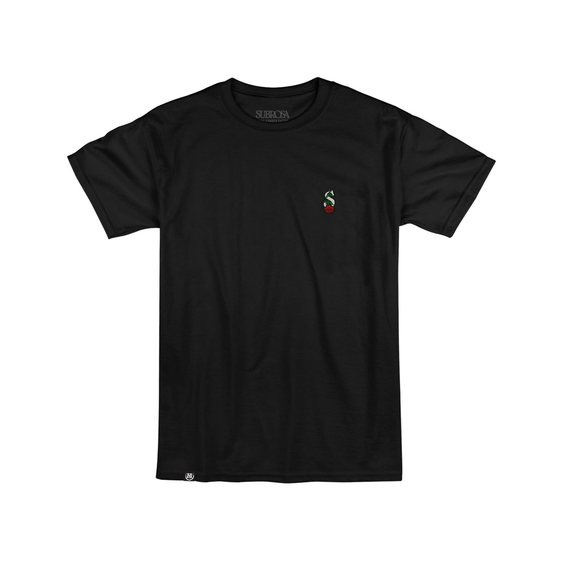 Polera Keepers Embroidery S/S Black Large