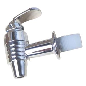 Magideal - Dispensador De Agua De Grifo Enfriador De Repuesto, Para Tarros De Vidrio, Accesorio De Espiga, Válvula Dispensadora De Vertido De Amplia Aplicación, Plata