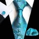 thumbnail image 1 of 1set Men's Plum Paisley Tie Three Piece Suit Including Tie Pocket Towel Cufflinks, 1 of 5
