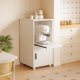 thumbnail image 1 of Mueble de Cocina Porta Microondas 40x35x88 cm Blanco con Puerta y Bandeja Extraíble, 1 of 4