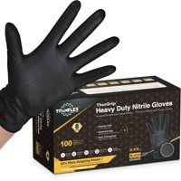 Guantes Desechables Titanflex Thorgrip Heavy Duty Nitrile Xl