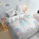 thumbnail image 3 of Purple Unicorn Full Bedding Set for Kids Boys Girls Glitter Galaxy Unicorn Duvet Cover 3 Piece Space Unicorn Comforter Cover, 3 of 5
