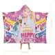 thumbnail image 2 of JOJO Siwa Manta Capa con Capucha Anti-Bolitas, Manta de Lana Ártica Suave, Manta Portátil de Felpa Ligera y Lujosa, Poncho para Siesta en Casa y Oficina, 100*130cm, 2 of 6