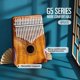 thumbnail image 2 of Piano Kalimba Thumb MIFOGE de 17 teclas, madera de acacia koa, con funda, 2 of 9