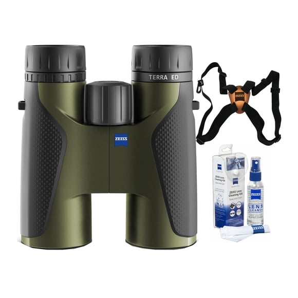Binoculares ZEISS Terra ED 10x42 Impermeables con Kit de Arnés