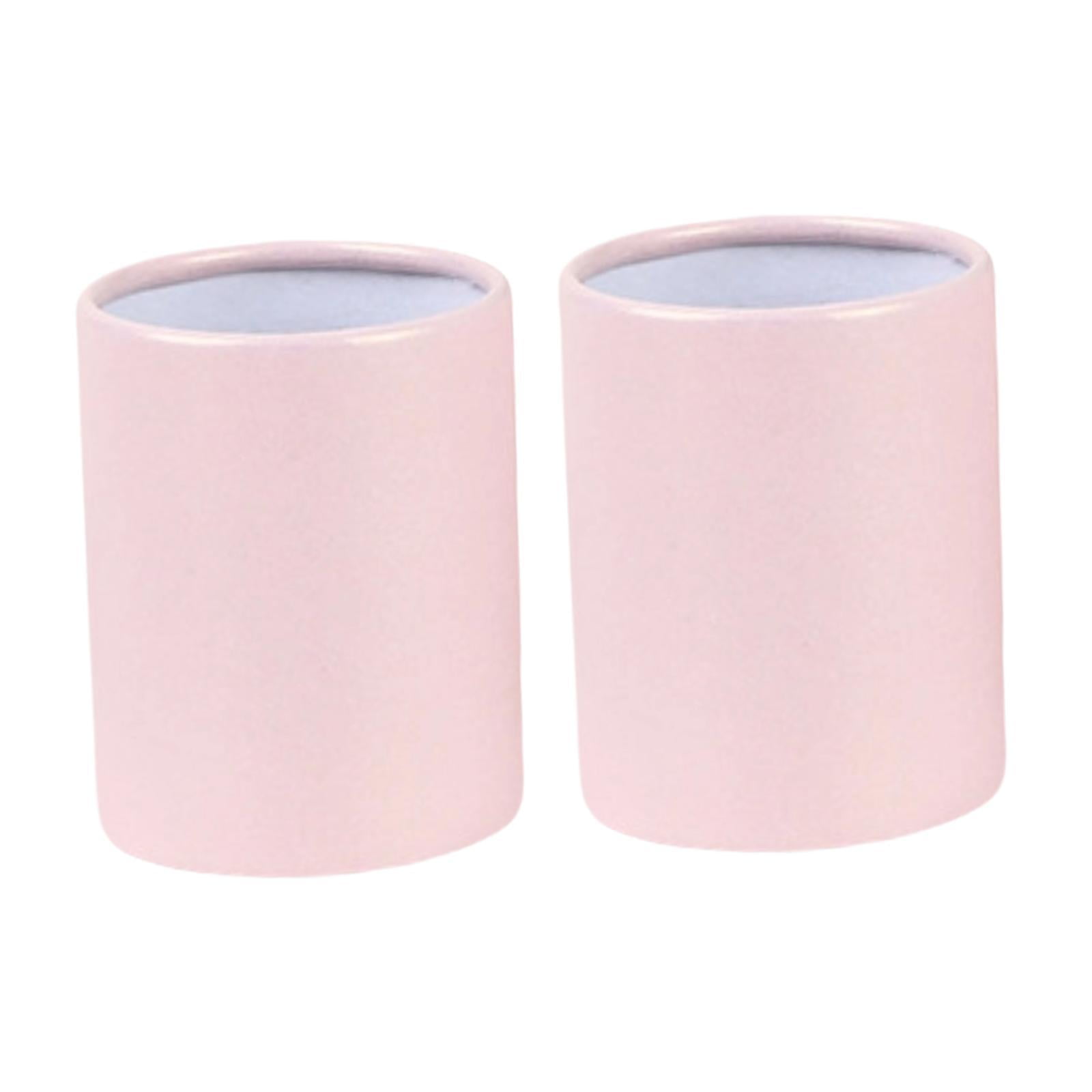Bothyi - Mini Cajas De Papel Redondas Para Ramo, Ideales Para Hacer Tú Mismo, En Forma De Cilindro Compacto Para Casa De Campo, Hotel, Dormitorio, Color Rosa.