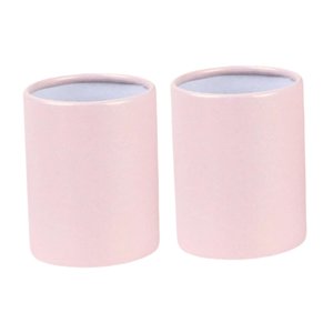 Bothyi - Mini Cajas De Papel Redondas Para Ramo, Ideales Para Hacer Tú Mismo, En Forma De Cilindro Compacto Para Casa De Campo, Hotel, Dormitorio, Color Rosa.