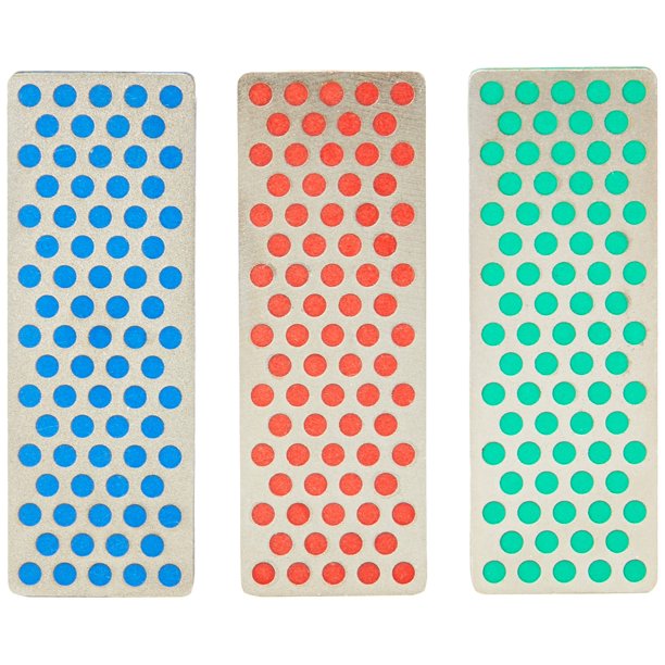 Diamond Machining Technology (DMT) W7EFC Diamond Whetstone Mini Diamond Whetstone, juego de 3