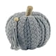 thumbnail image 2 of Cosecha De Oto?o Calabaza Tejida A Mano Hogar Pantalla Cena Mesa Calabazas Artificiales Gris, 2 of 5