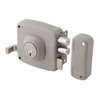 Cerradura Sobreponer Odis 321 Gris Puertas De Madera