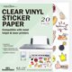 thumbnail image 1 of Papel adhesivo vinilo transparente JagerGreen 21 × 28 cm 20 hojas, 1 of 7