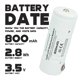 thumbnail image 2 of Batería LeeCrynoid 3.5V 800mAh Ni-Cd Welch Allyn, 2 of 7