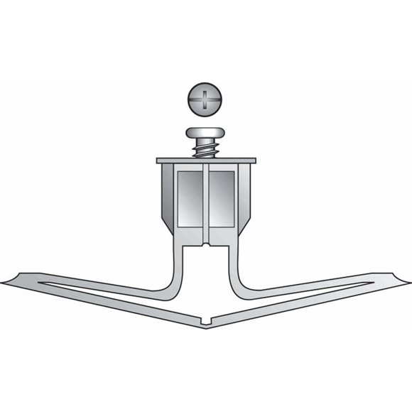 Pop-Toggle Anchors Hillman de 5/8 pulgadas. Zinc Pan Head, paquete de 2 x 6