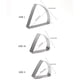 thumbnail image 3 of 1pc, Triangle Cake Mold Ring, Stainless Steel Mousse Cake Ring, Perforated Cookie Cutters, Pancake Molds, Baking Tools, Kitchen Gadgets, Kitchen Accessories, Home Kitchen Items, Multiple Sizes Option, 3 of 4