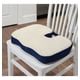 thumbnail image 2 of Cojin Duo Lumbar Ortopedico Respaldo Ergonomico Silla Oficina Auto Espuma Memoria Figoimport, 2 of 3