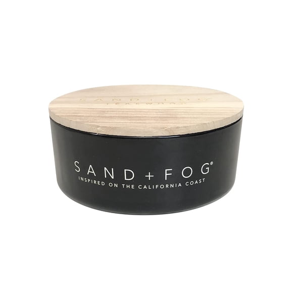 Vela Sand + Fog Teakwood 34 oz Frasco de Lujo Aromatizado