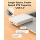 thumbnail image 2 of Disco Duro Externo NEWQ 1TB H30 USB 3.0 para Celular y PC, 2 of 3