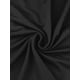 thumbnail image 5 of Camisón de manga corta suelta de algodón para mujer de talla grande para un uso cómodo en casa 2XL Negro, 5 of 6
