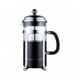 thumbnail image 1 of Cafetera Francesa 600ml Vidrio Borosilicato Acero Lugano, 1 of 3
