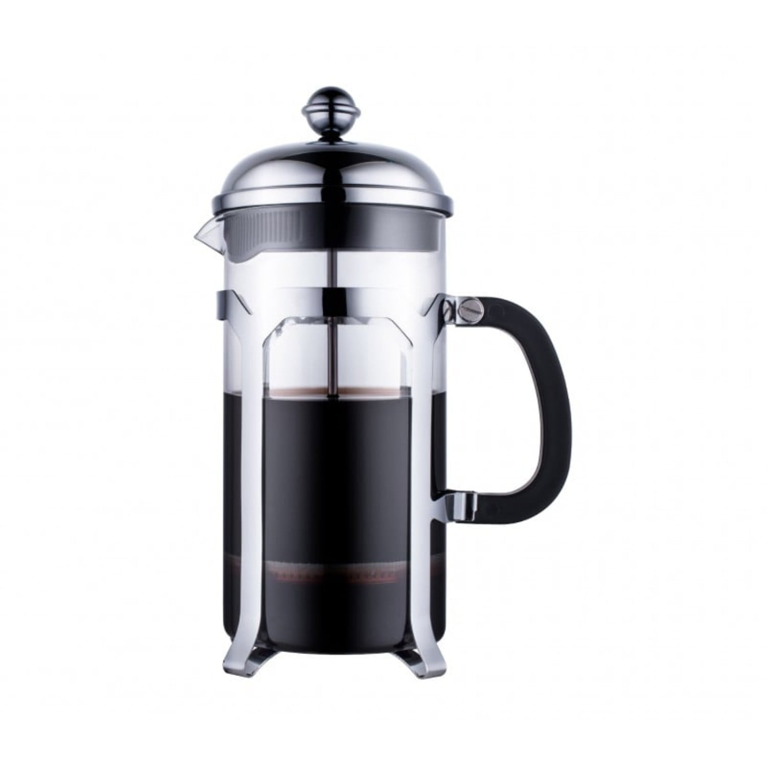 Cafetera Francesa 600ml Vidrio Borosilicato Acero Lugano