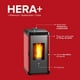 thumbnail image 3 of Calefactor a Pellet Hera+ Rojo 160 m2, 3 of 3