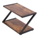 thumbnail image 2 of Soporte de escritorio para impresora de madera, resistente, ahorra espacio, 2 niveles, debajo del estante del escritorio para el hogar, espacio pequeñ, 2 of 4