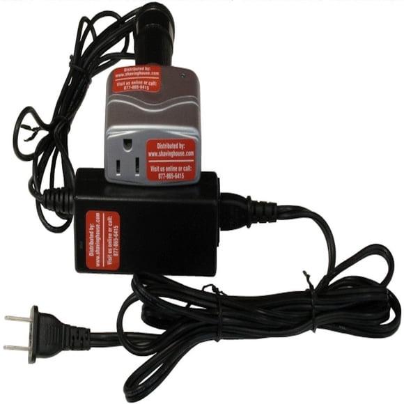 Convertidor de viaje NMS IF-VC internacional de doble voltaje de 220 V a 120 V
