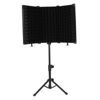 Magideal - Micrófono Escudo De Aislamiento Sonido Parabrisas Micrófono Espuma Absorbente De Sonido Escudo De Sonido Acústico Para Transmisión Micrófono - 3 Paneles